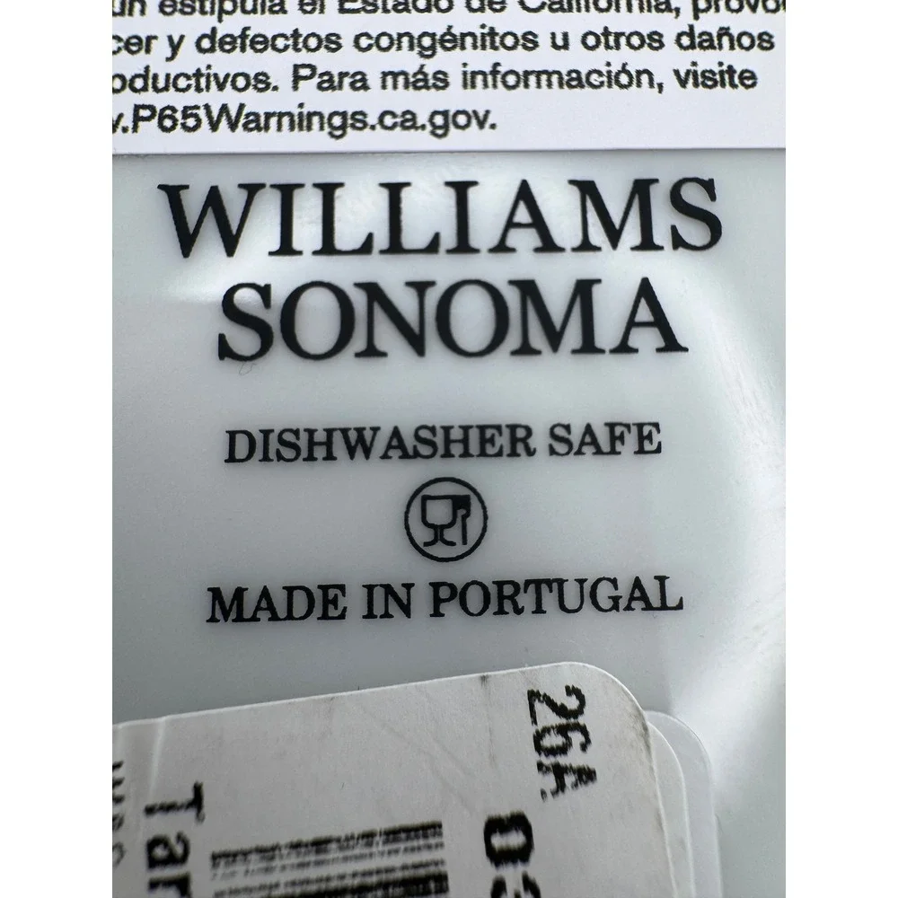 Williams Sonoma Salad Plate Set 4 Santa Tartan Plaid Christmas 8